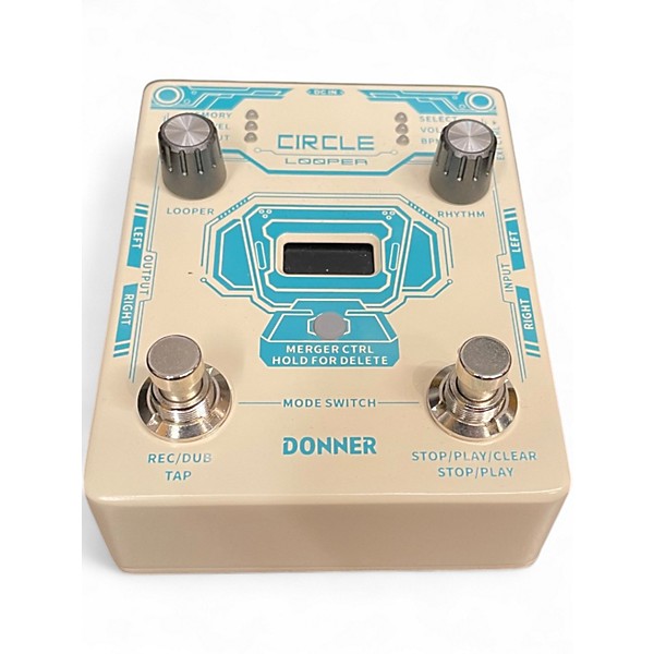Used Donner circle looper Pedal