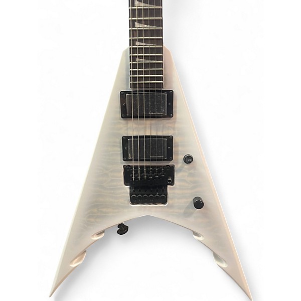 Used Jackson Pro Series Rhodes white White Solid Body Electric Guitar