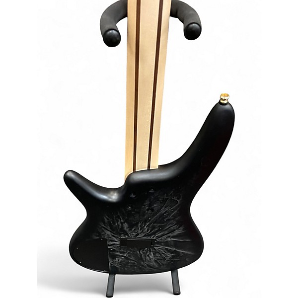 Used Ibanez SR500EDX  BLACK ICE FROZEN MATTE Electric Bass Guitar