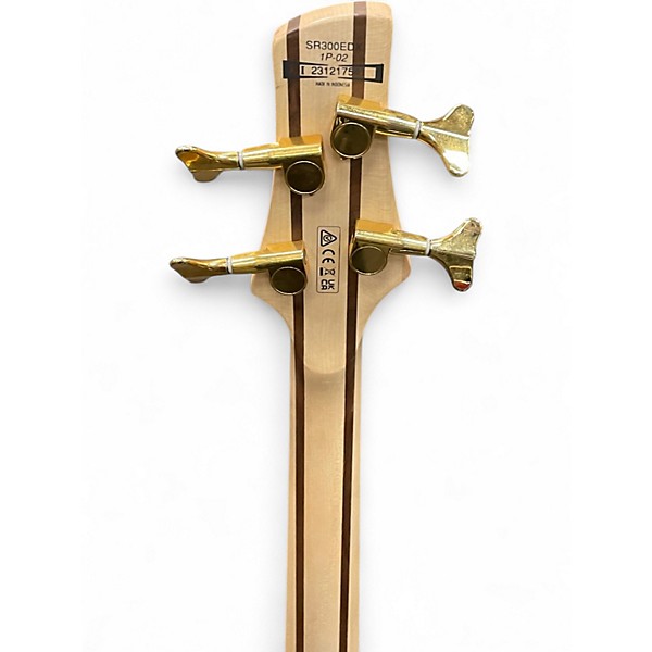 Used Ibanez SR500EDX  BLACK ICE FROZEN MATTE Electric Bass Guitar