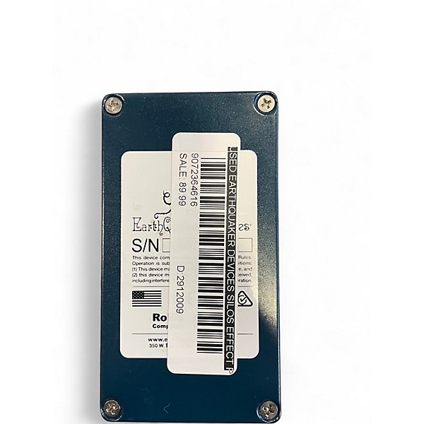 Used EarthQuaker Devices SILOS Effect Pedal