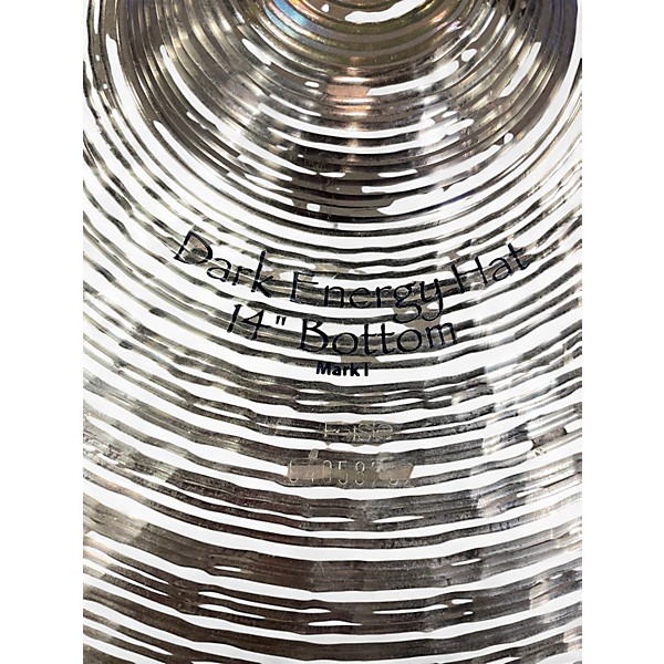 Used Paiste 14in Signature Dark Energy Hi Hat MK I Bottom Cymbal