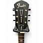 Used Fender Tim Armstrong Hellcat Black and White Acoustic Electric Guitar