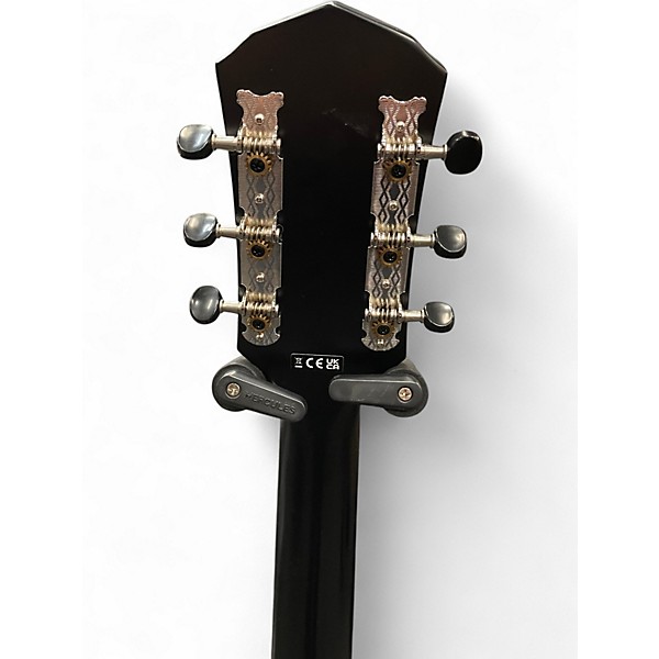 Used Fender Tim Armstrong Hellcat Black and White Acoustic Electric Guitar