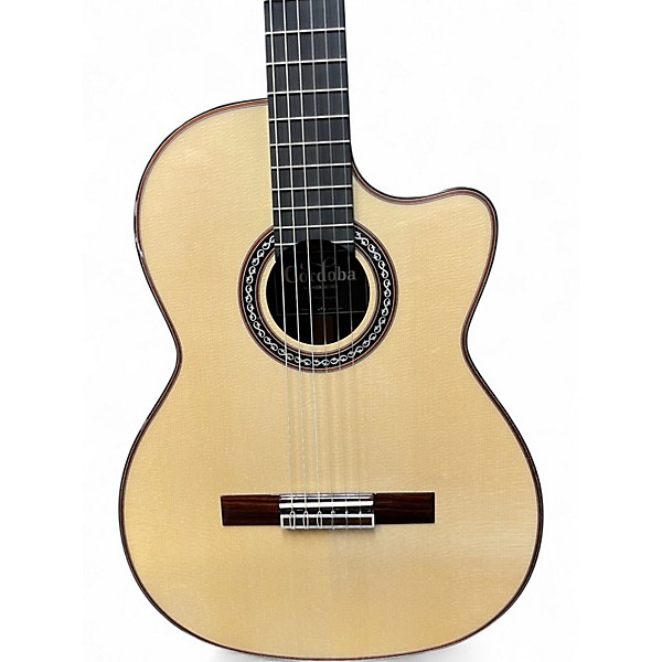 Used Cordoba GK Pro Negra Natural Classical Acoustic Electric Guitar
