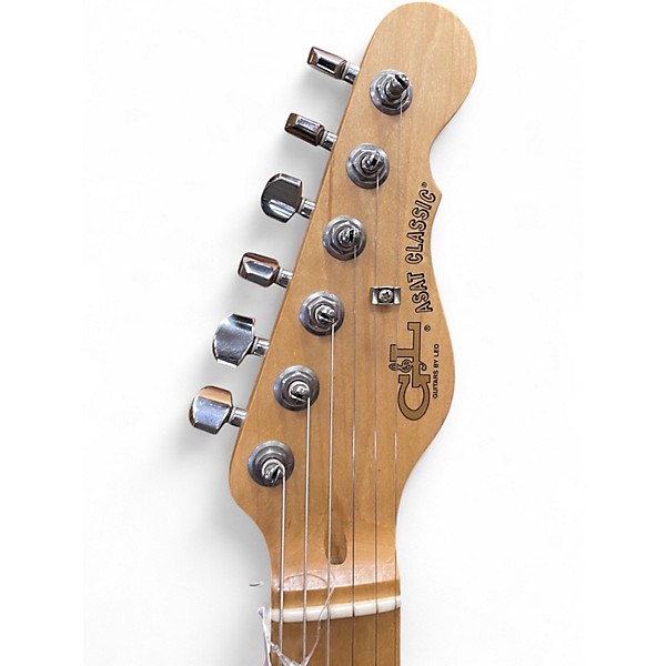 Used G&L ASAT Deluxe Classic Olympic White Solid Body Electric Guitar