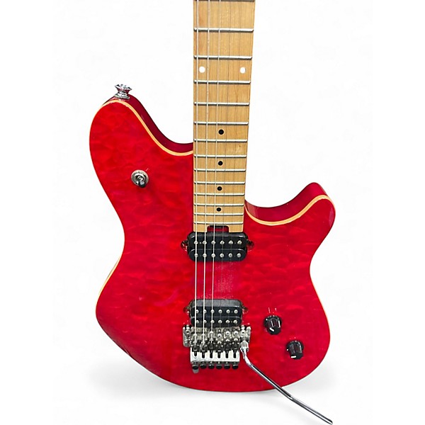 Used EVH Wolfgang Standard Trans Crimson Red Solid Body Electric Guitar