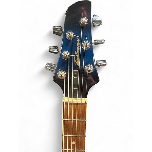 Used Ibanez TCY10E Talman Trans Blue Acoustic Electric Guitar