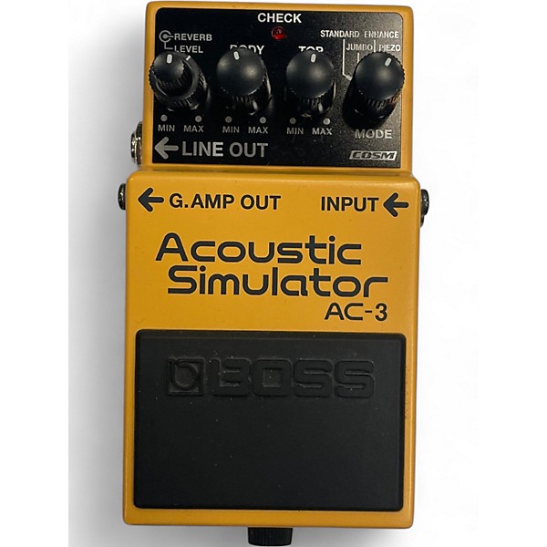 Used BOSS AC3 Acoustic Simulator Effect Pedal