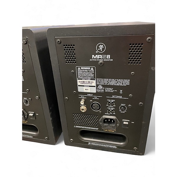 Used Mackie MR5 MKII Pair Powered Monitor