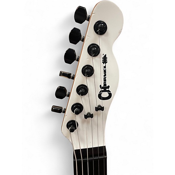 Used Charvel Joe Duplantier Signature White Solid Body Electric Guitar