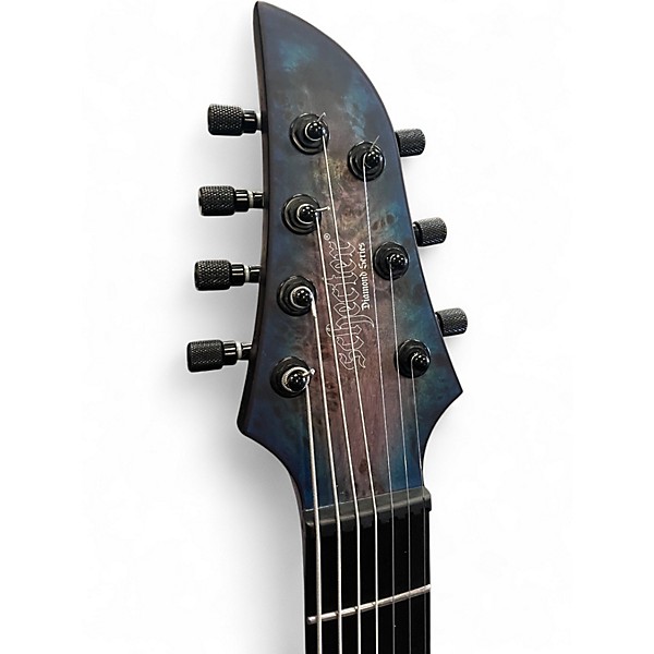 Used Schecter Guitar Research KM-7 MKIII Artist Burl Solid Body Electric Guitar