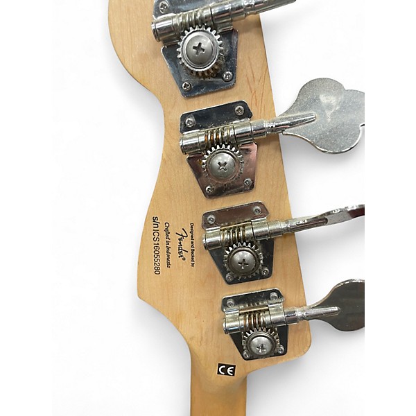 Used Squier Affinity Jazz Bass 2 Color Sunburst Electric Bass Guitar