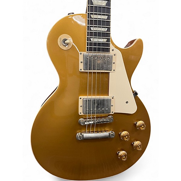 Used 2022 Gibson Les Paul Standard Gold Top Solid Body Electric Guitar