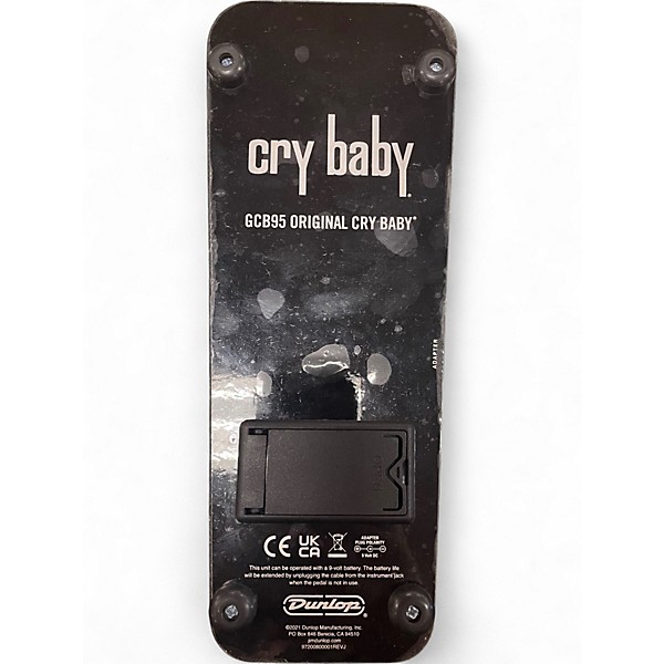 Used Dunlop GCB95 Original Crybaby Wah Effect Pedal