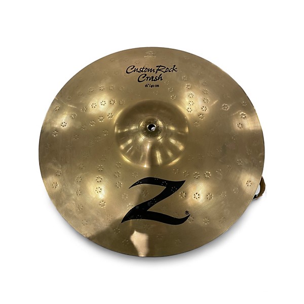 Used Zildjian 16in Z Custom Rock Crash Cymbal
