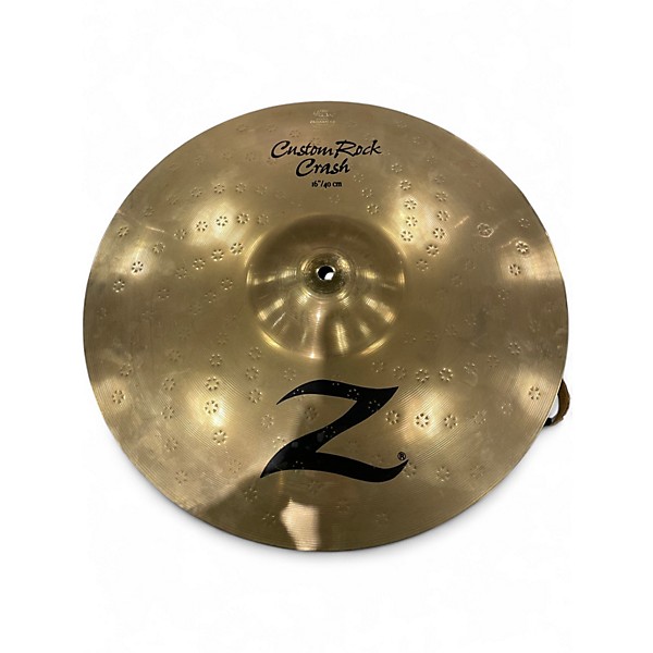 Used Zildjian 16in Z Custom Rock Crash Cymbal