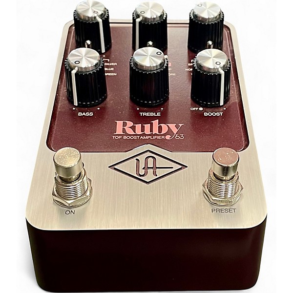 Used Universal Audio Ruby '63 Top Boost Effect Pedal