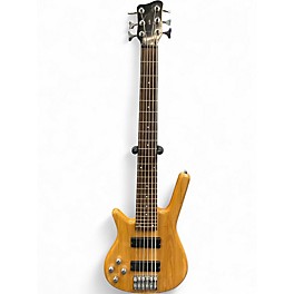 Used Alba SIX STRING LEFT HANDED BASS Natural Electric Bass Guitar