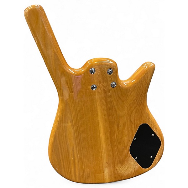 Used Alba SIX STRING LEFT HANDED BASS Natural Electric Bass Guitar