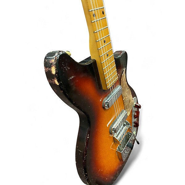 Vintage 1950s Premier marvel multivox Sunburst Solid Body Electric Guitar