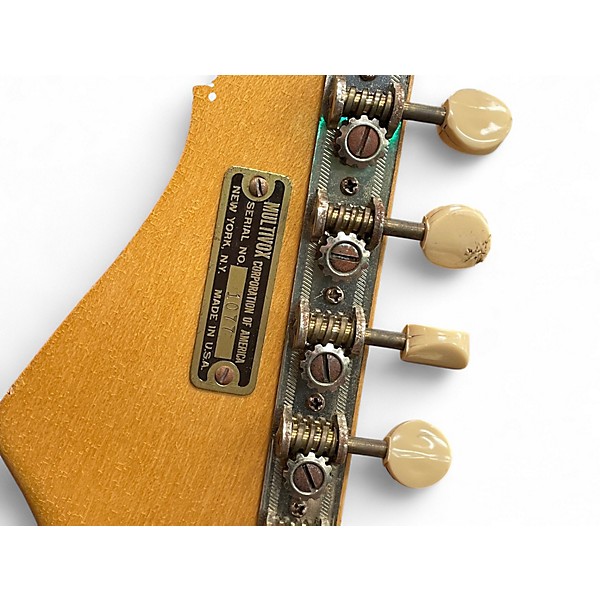 Vintage 1950s Premier marvel multivox Sunburst Solid Body Electric Guitar