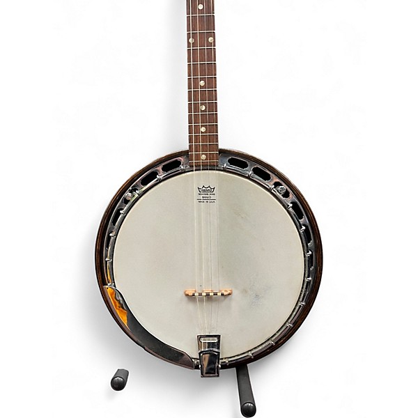 Vintage 1970s Gibson rb100 tenor Natural Banjo
