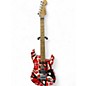 Used EVH Striped Series Frankie striped Solid Body Electric Guitar