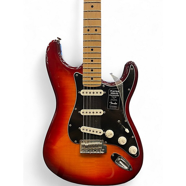 Used Fender Player Plus Stratocaster Plus Top Sienna Sunburst Solid Body Electric Guitar