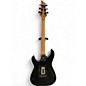 Used Schecter Guitar Research Damien Floyd Rose Black Solid Body Electric Guitar