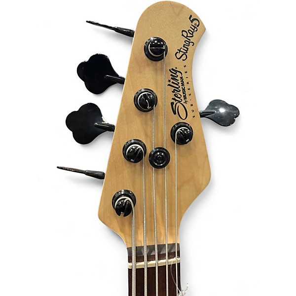 Used Sterling by Music Man Ray5 5 String matte black Electric Bass Guitar