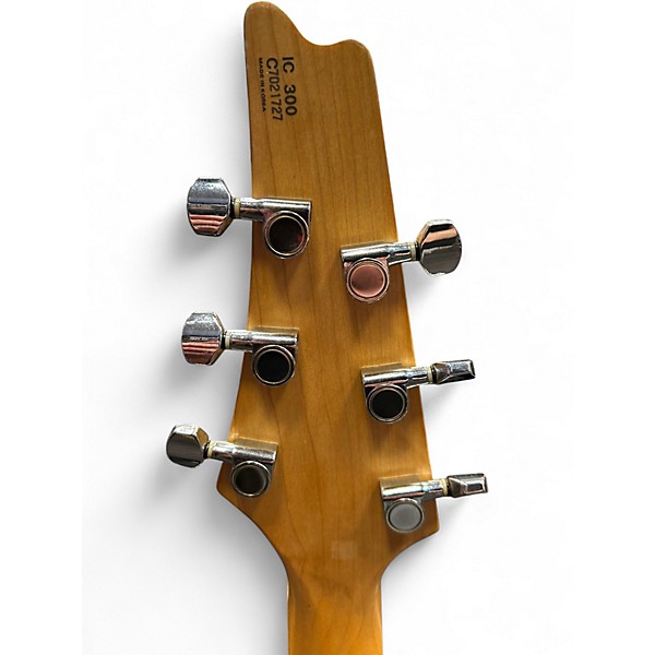 Used Ibanez IC300 Black Solid Body Electric Guitar