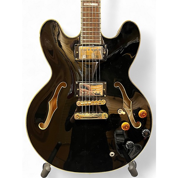 Used Epiphone Sheraton II Ebony Hollow Body Electric Guitar
