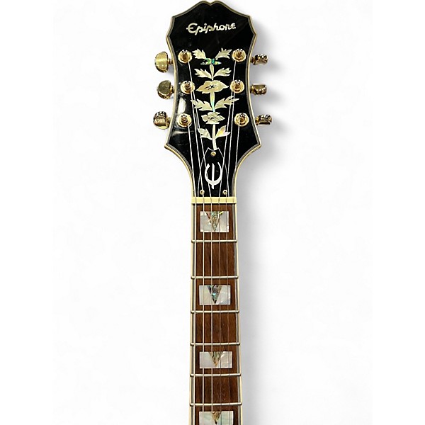 Used Epiphone Sheraton II Ebony Hollow Body Electric Guitar