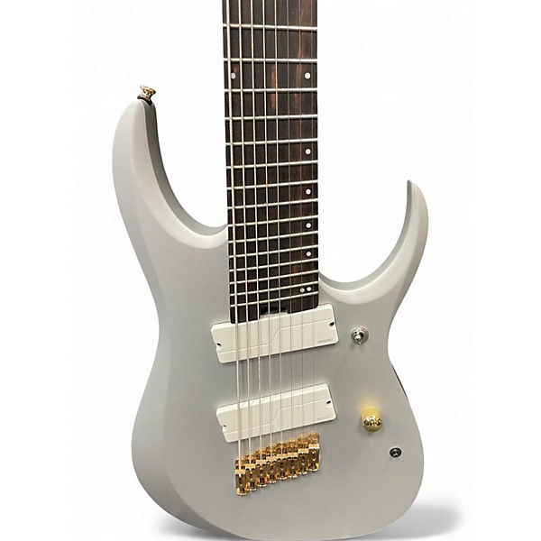 Used Ibanez RGDMS8  Silver Solid Body Electric Guitar