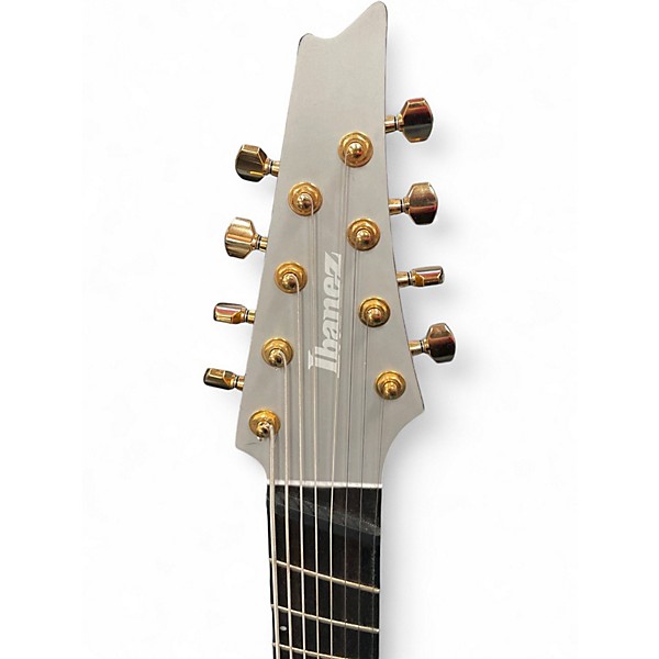 Used Ibanez RGDMS8  Silver Solid Body Electric Guitar