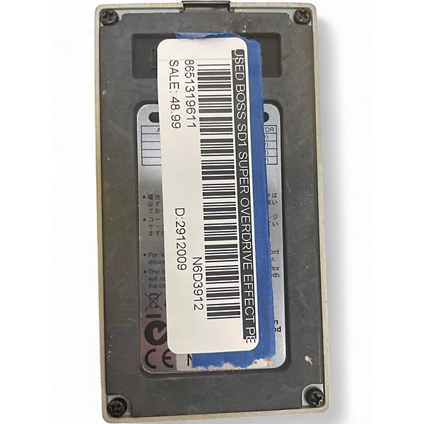 Used BOSS SD1 Super Overdrive Effect Pedal