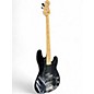 Used Squier Precision Bass Black Electric Bass Guitar