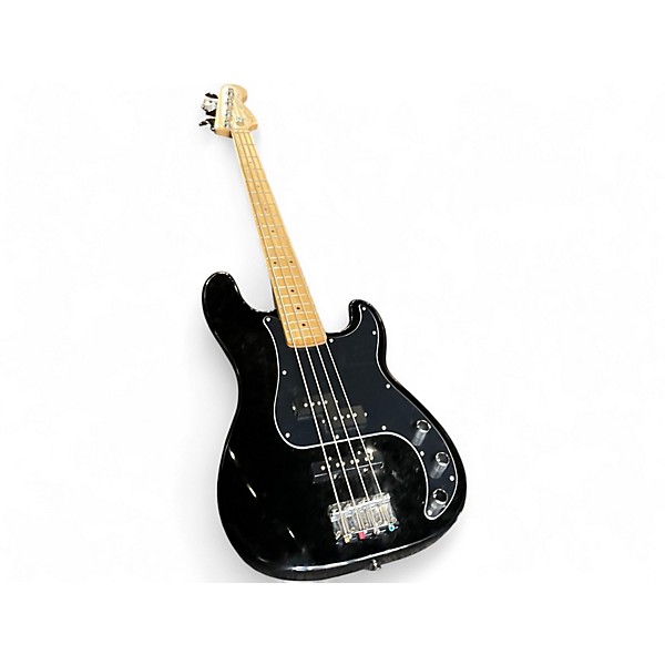 Used Squier Precision Bass Black Electric Bass Guitar