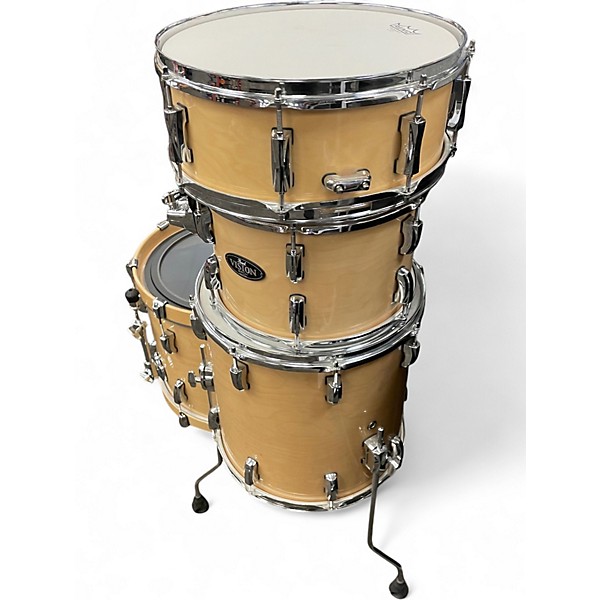 Used Pearl 4 Piece Vision Bop Natural Drum Kit