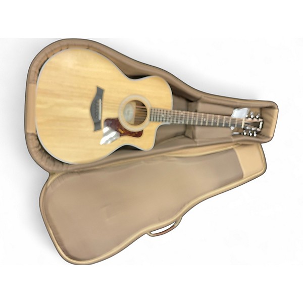Used Taylor 214CE Natural Acoustic Electric Guitar