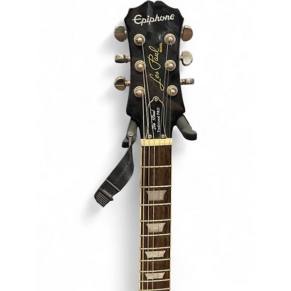 Used Epiphone Les Paul Traditional Pro Cherry Sunburst Solid Body Electric Guitar