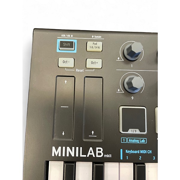 Used Arturia Minilab MKII MIDI Controller