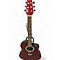 Used Ovation CK 057 Candy Apple Red Acoustic Electric Guitar thumbnail