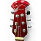Used Ovation CK 057 Candy Apple Red Acoustic Electric Guitar