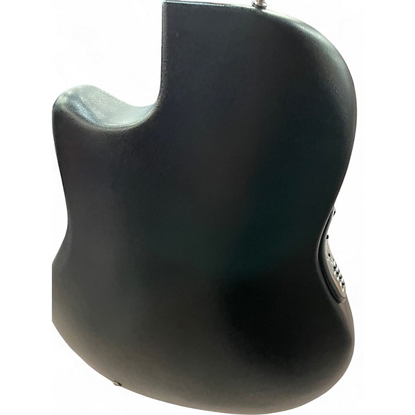 Used Ovation CK 057 Candy Apple Red Acoustic Electric Guitar