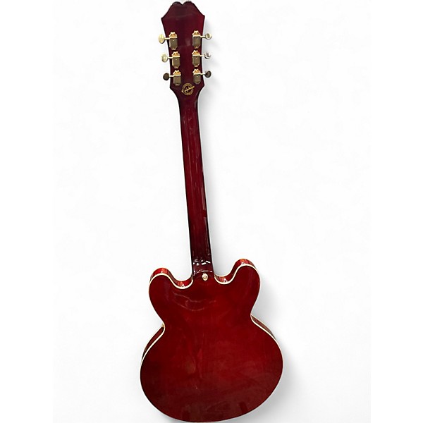 Used Epiphone Riviera P93 Wine Red Hollow Body Electric Guitar