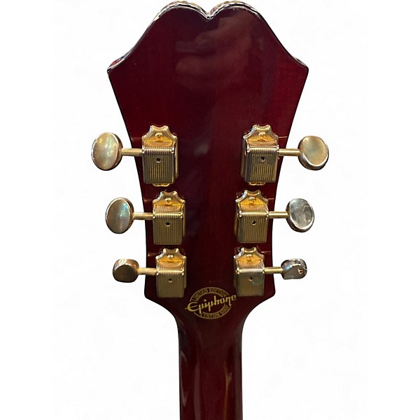 Used Epiphone Riviera P93 Wine Red Hollow Body Electric Guitar