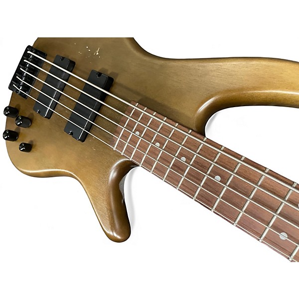 Used Ibanez GSR205 5 String Brown Electric Bass Guitar