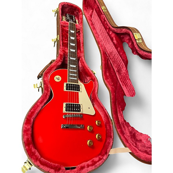 Used 2023 Gibson Les Paul Standard CARDINAL RED Solid Body Electric Guitar